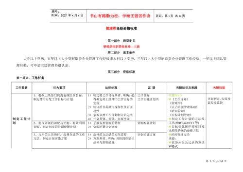 任职资格标准.docx