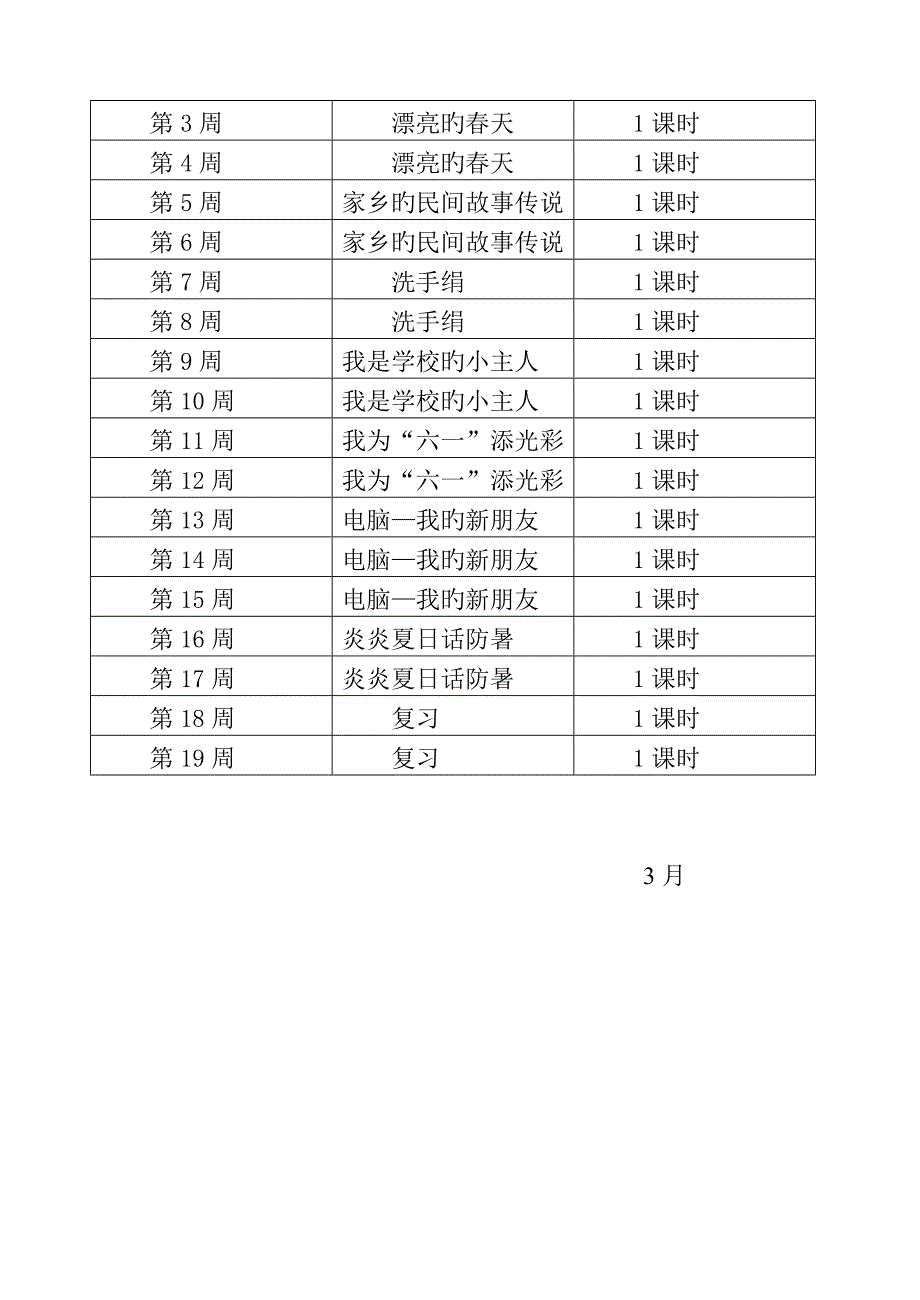 二年级下册综合实践教学计划.doc_第3页