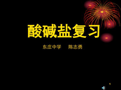 人教版九年级化学酸碱盐复习PPT课件.ppt