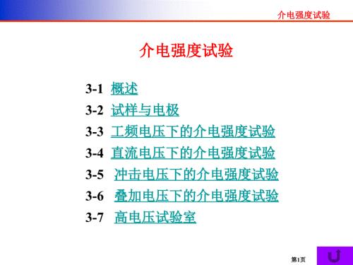 介电强度试验PPT课件.ppt