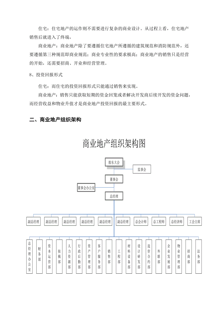 商业地产组织架构和部门职责.doc_第3页