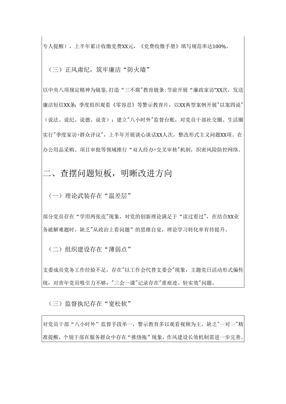 1.党支部书记半年工作总结（精选）.docx_第2页
