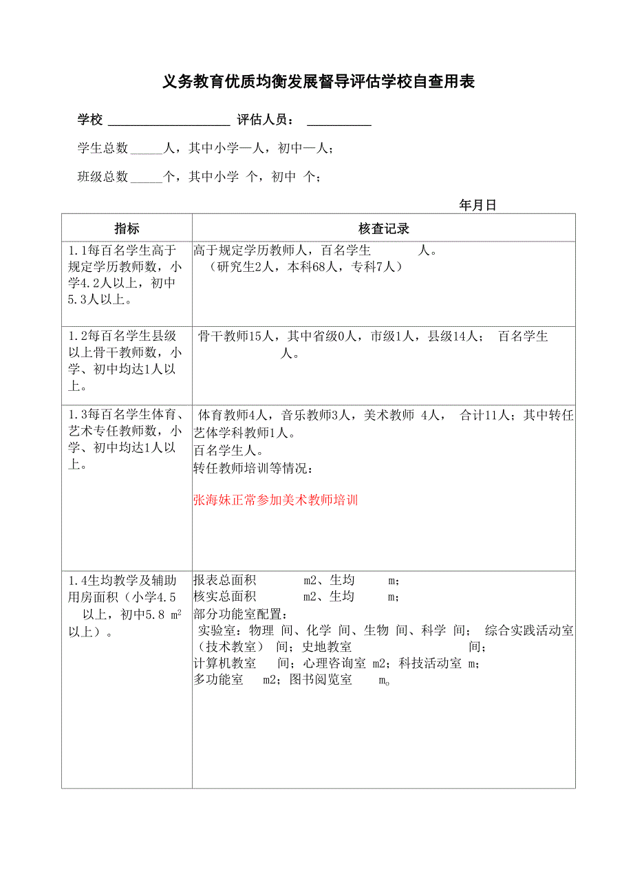 义务教育优质均衡发展督导评估学校自查用表.3.21.3.21.docx_第1页