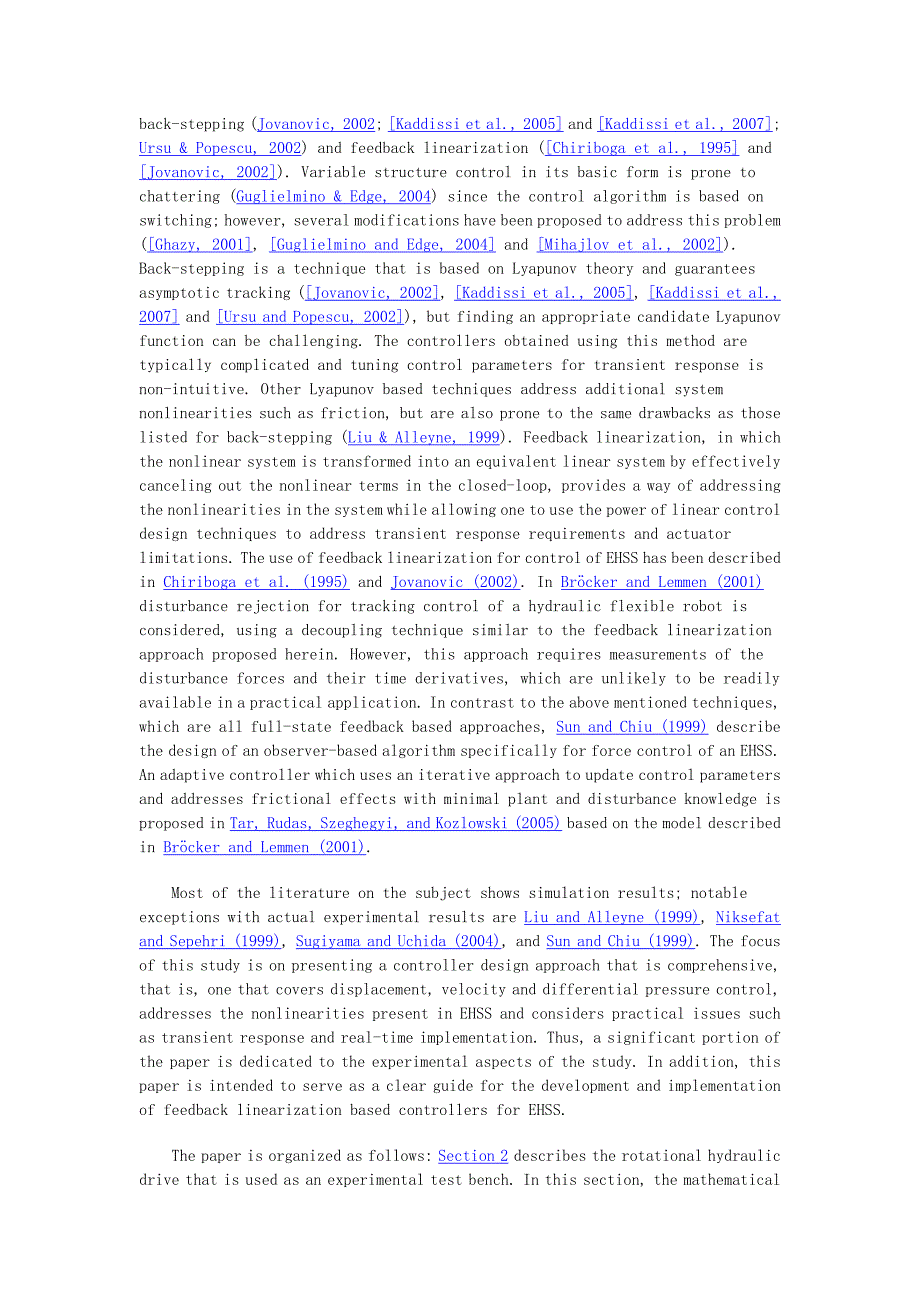 反馈线性化控制一台转动液压传动外文文献翻译液压类毕业中英文翻译外文翻译.doc_第2页