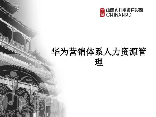 华为人力资源营销体系.ppt