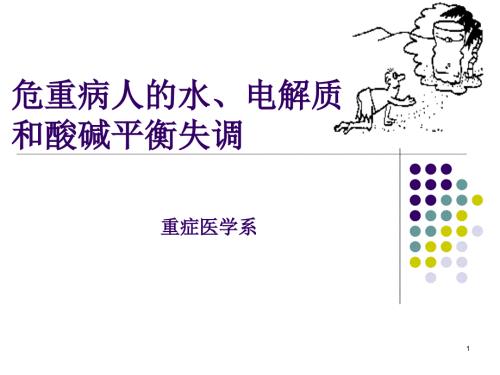 危重症酸碱平衡与水电解质紊乱ppt课件.ppt