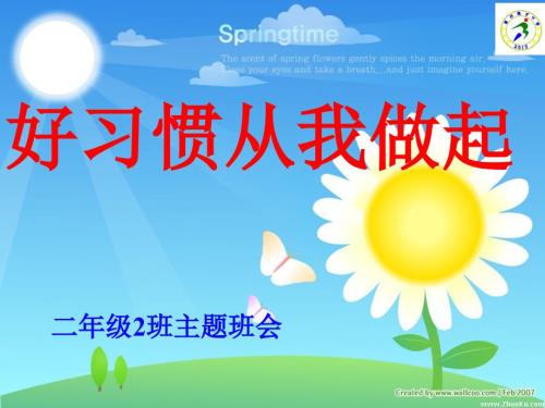 好习惯从我做起PPT课件.ppt
