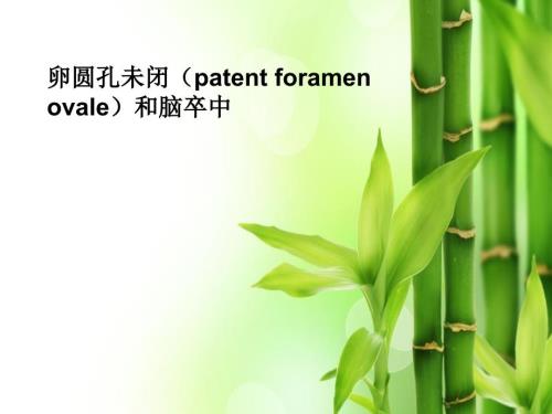 卵圆孔未闭课件.ppt