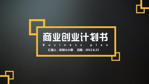 商业计划书模板PPTBP.ppt