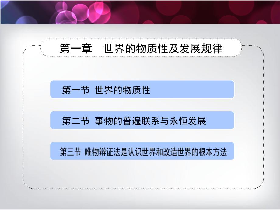 世界的物质性及发展规律PPT精品文档.ppt_第2页