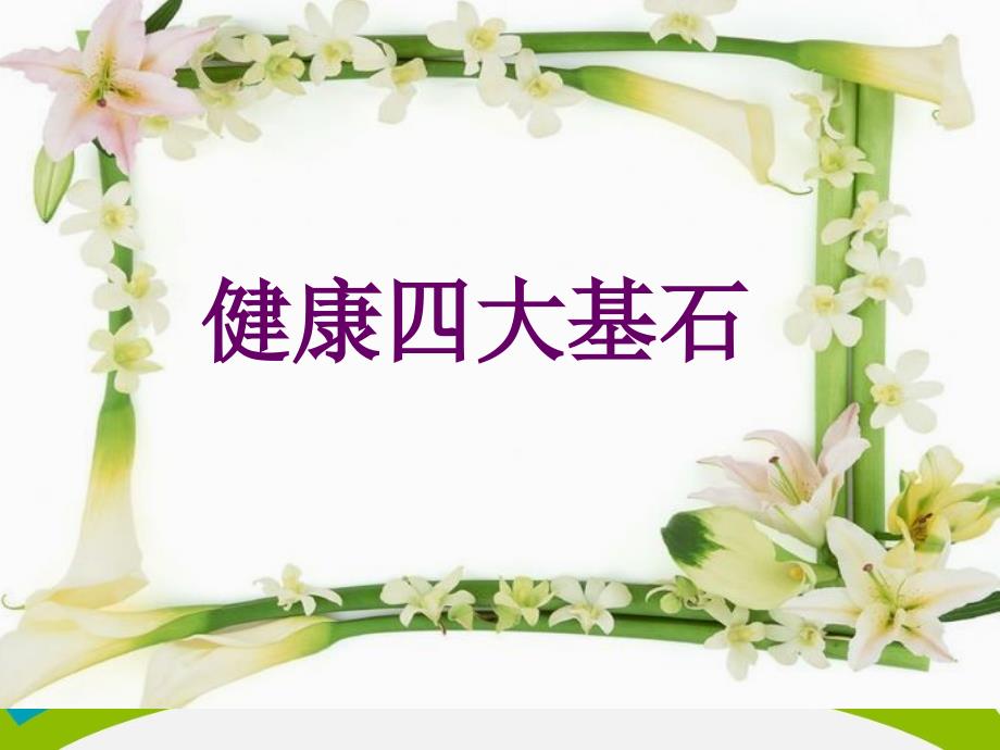 健康教育四大基石及行为健康.ppt_第2页