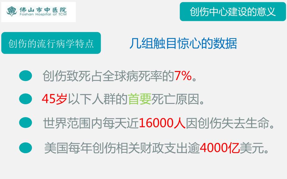 创伤中心建设的意义和政策解读.ppt_第2页