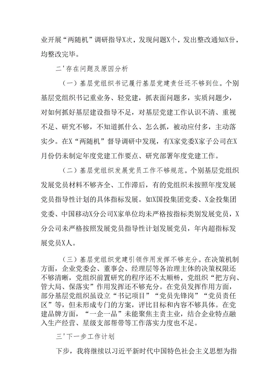 2025年上半年党建工作总结及下一步工作打算（汇编15份）.docx_第3页