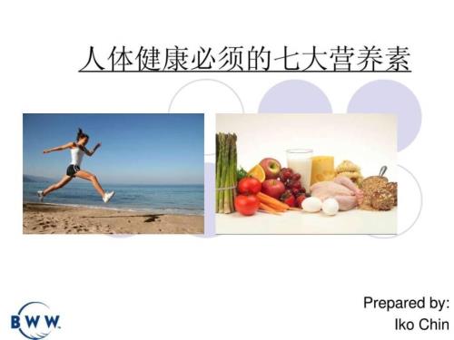 人体健康必须的七大营养素.ppt.ppt