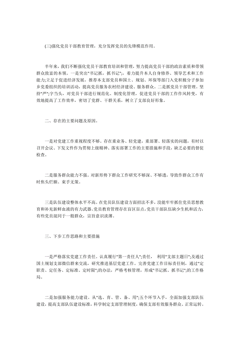 国土规划支部书记党建述职报告.docx_第2页