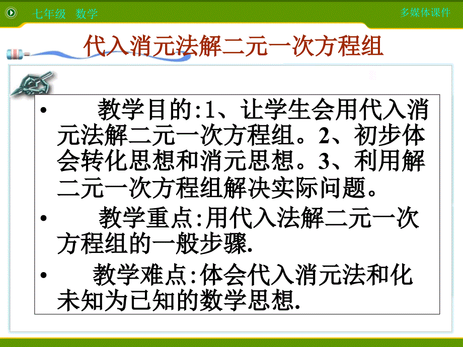 代入消元法解二元一次方程组ppt课件.pptx_第2页