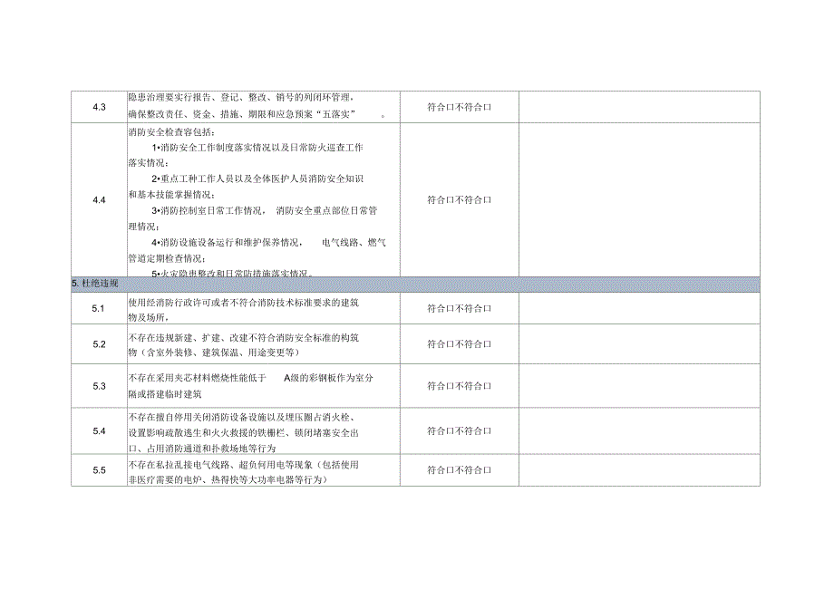 医疗机构消防安全检查表.doc_第3页
