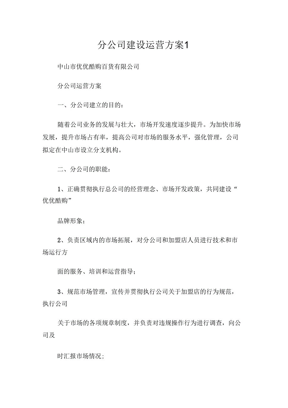 分公司建设运营方案.docx_第1页
