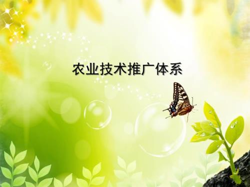 农业技术推广体系PPT课件.ppt