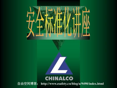 安全标准化培训教材.ppt