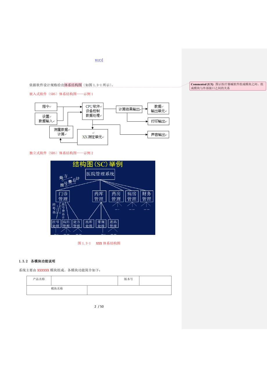 医疗器械软件研究实用模板.doc_第2页