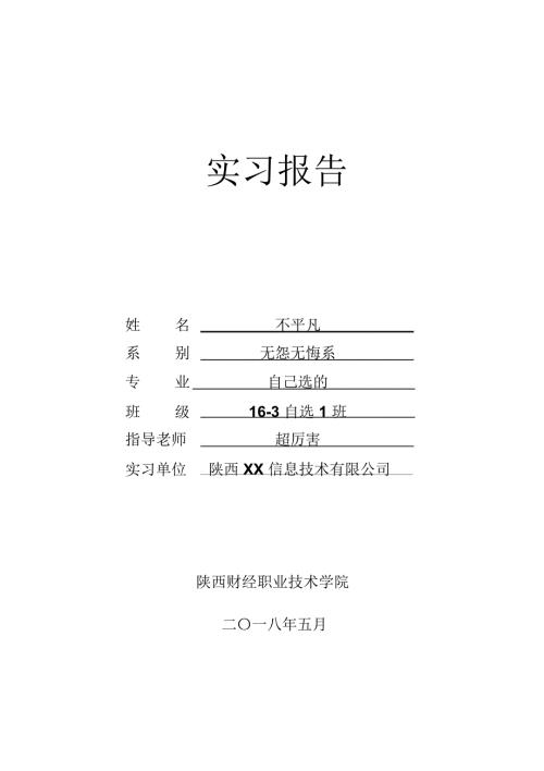 实习报告范本.docx