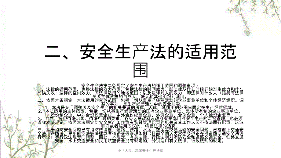 中华人民共和国安全生产法讲PPT课件.pptx_第3页