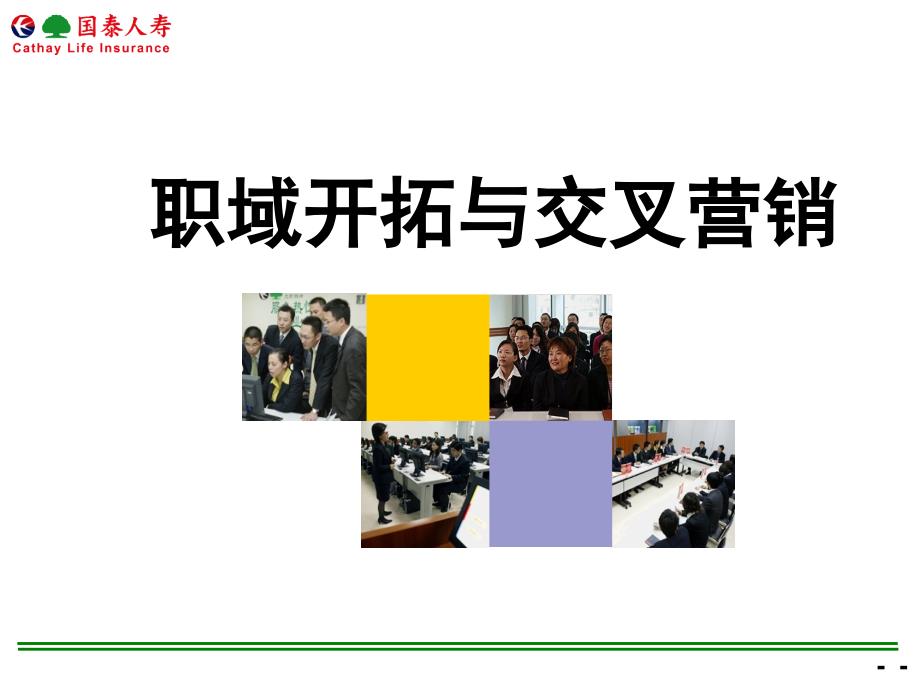 人寿保险公司职域开拓与交叉营销.ppt_第1页
