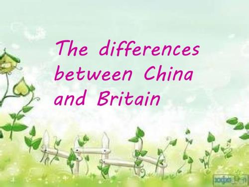 中英文化差异英文ppt.ppt