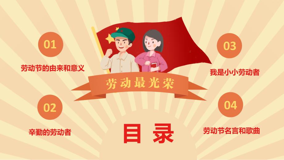 五一劳动节劳动最光荣我是小小劳动者主题班会PPT模板.pptx_第2页