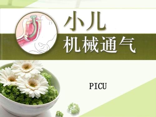 小儿机械通气PPT课件.ppt