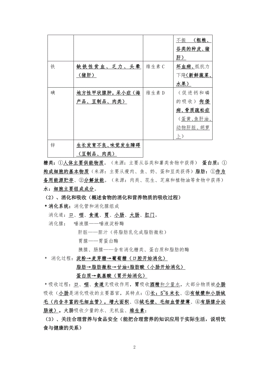 北师大版初中生物中考复习提纲最详细版本.doc_第2页
