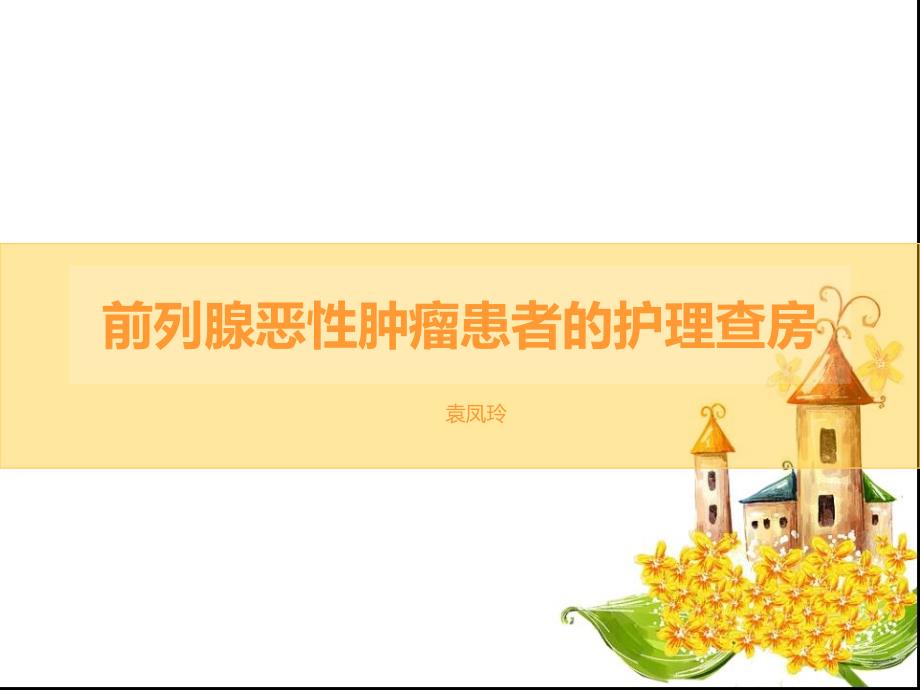 前列腺癌的护理查房ppt课件.ppt_第1页
