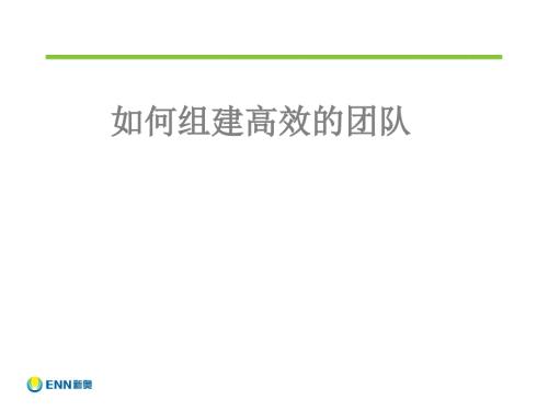 如何组建高效的团队.ppt