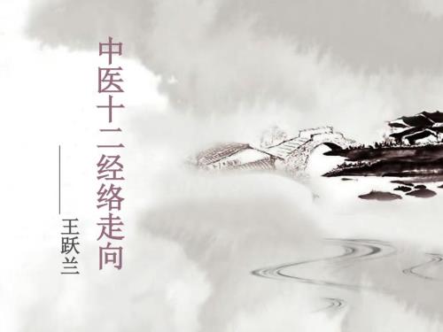 中医十二经络走向.ppt