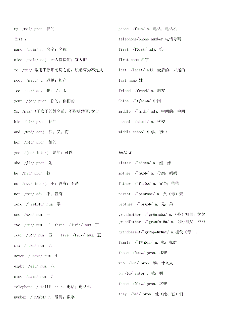 人教版初中英语单词汇总表.doc_第2页