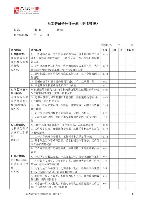 员工晋升评分表.doc