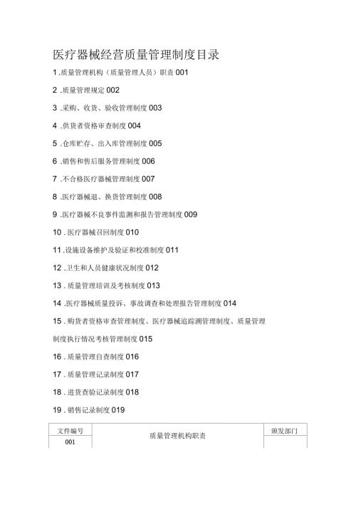 医疗器械经营质量管理制度工作程序.docx