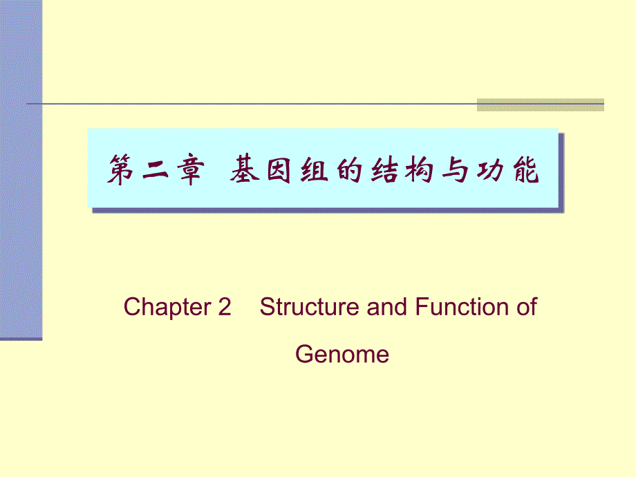 基因组的结构和功能.ppt_第1页