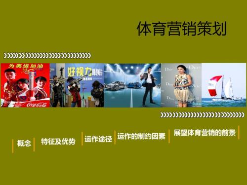 体育营销策划PPT课件.ppt