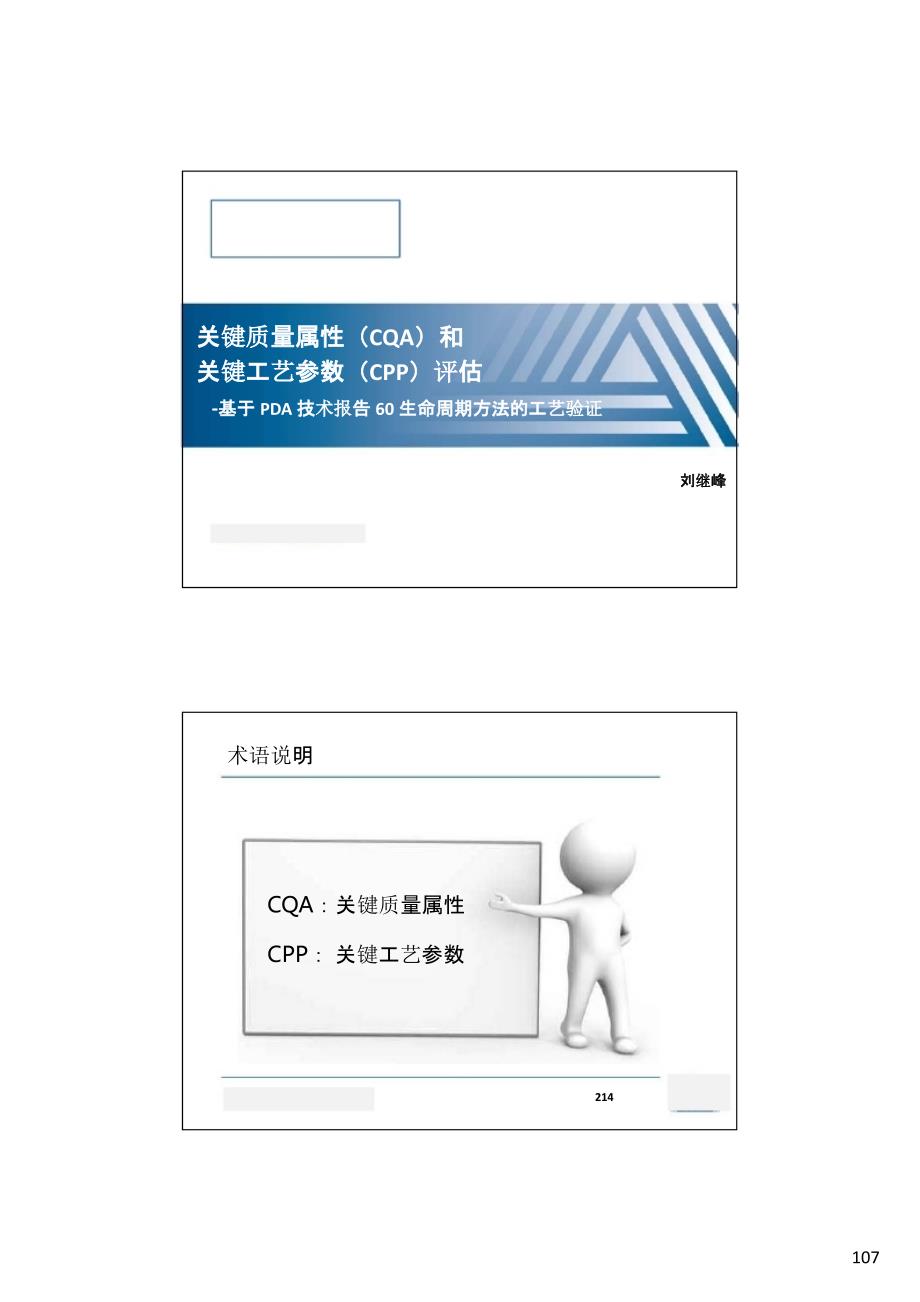 关键质量属性CQA和关键工艺参数CPP评估.ppt_第1页
