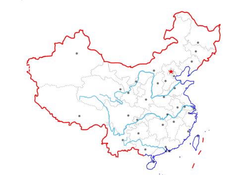 中国地图空白图.doc