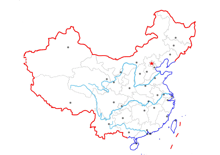 中国地图空白图.doc_第1页