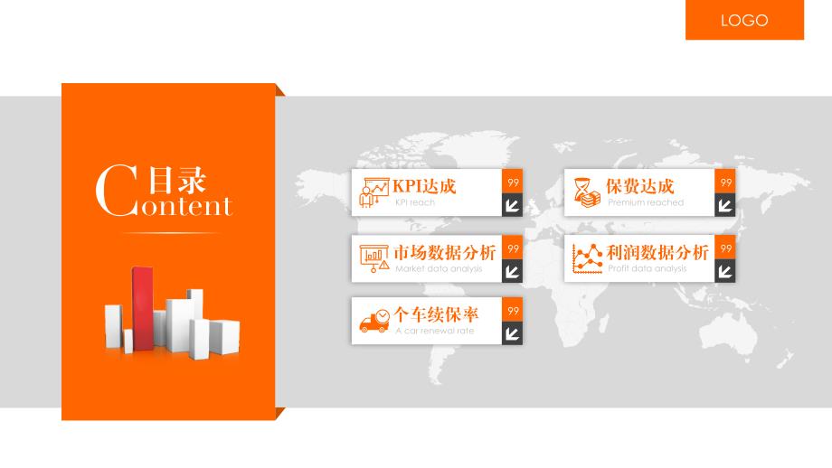 保险公司年终总结年终经营分析公司业绩通用课件PPT模板.pptx_第2页
