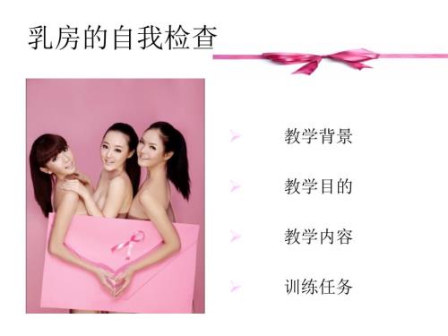 乳房的自我检查演示文稿PPT.ppt