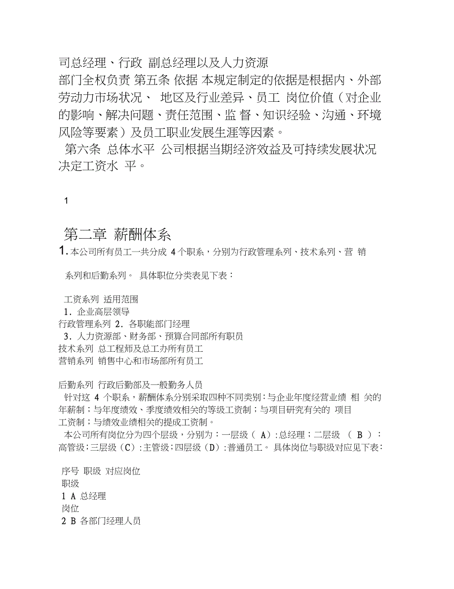 地产公司薪酬管理制度完整版.doc_第2页