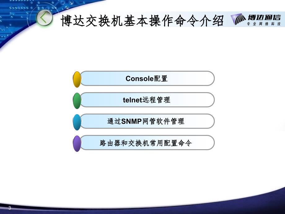 博达交换机常用配置命令手册课堂PPT.ppt_第3页
