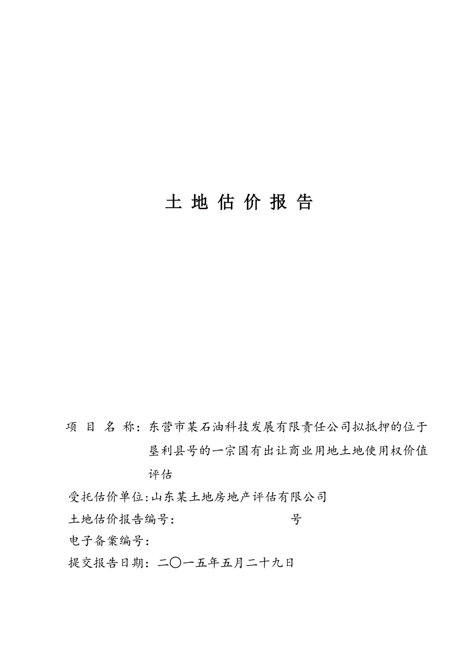 土地评估报告.doc_第1页