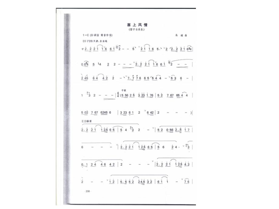塞上风情笛子简谱.ppt_第2页