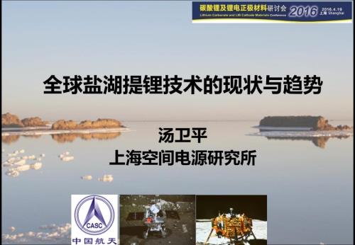 全球盐湖提锂技术的现状与趋势空间电源所.ppt